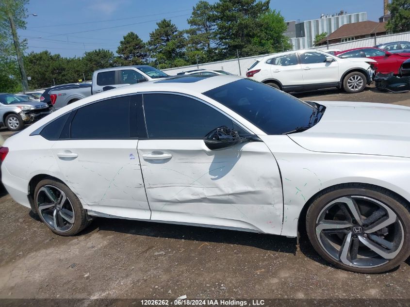 2021 Honda Accord Sedan VIN: 1HGCV1F32MA800953 Lot: 12026262