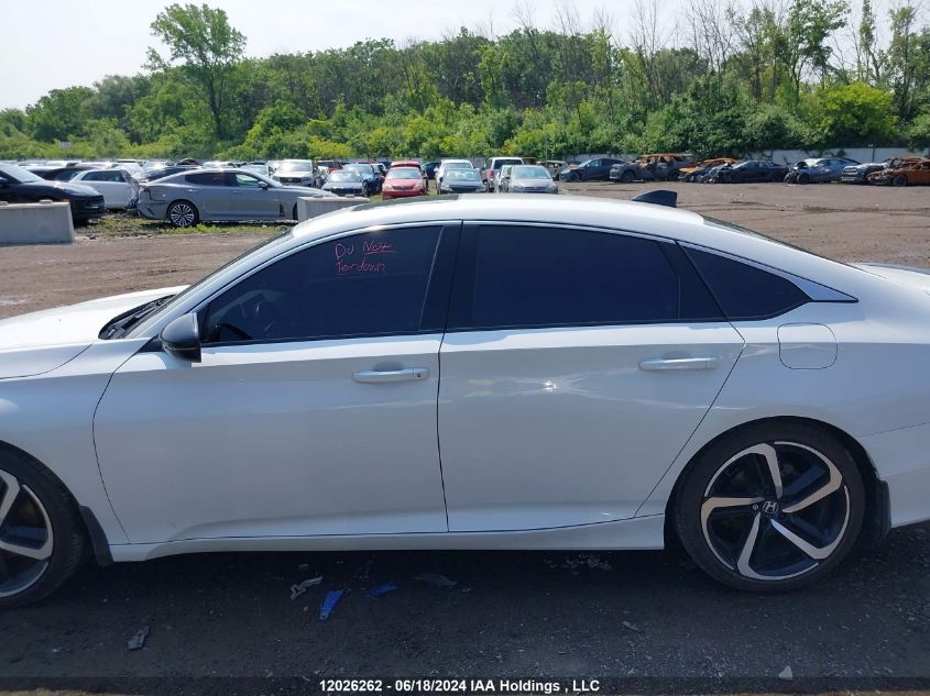 2021 Honda Accord Sedan VIN: 1HGCV1F32MA800953 Lot: 12026262