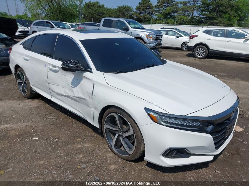 2021 Honda Accord Sedan VIN: 1HGCV1F32MA800953 Lot: 12026262