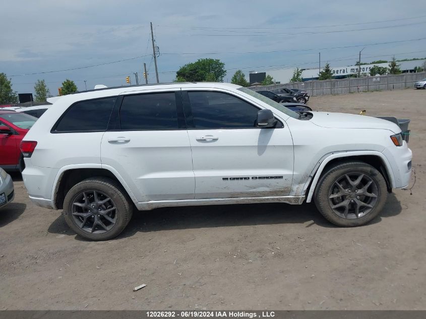 2021 Jeep Grand Cherokee 80Th Anniversary Edition VIN: 1C4RJFBG2MC613856 Lot: 12026292