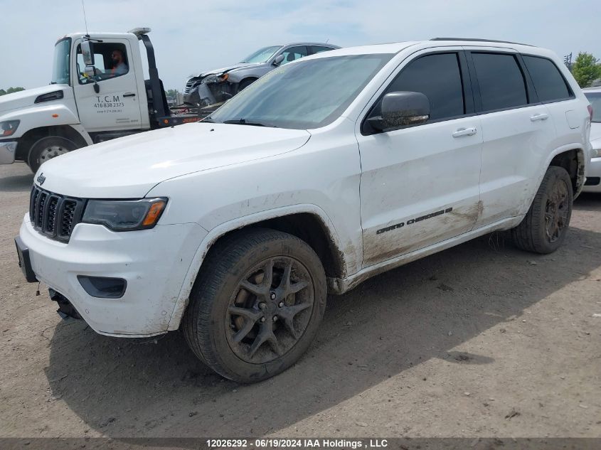 2021 Jeep Grand Cherokee 80Th Anniversary Edition VIN: 1C4RJFBG2MC613856 Lot: 12026292