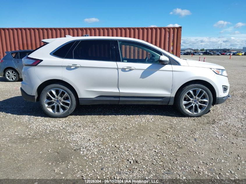 2017 Ford Edge Titanium VIN: 2FMPK4K81HBB64768 Lot: 12026304