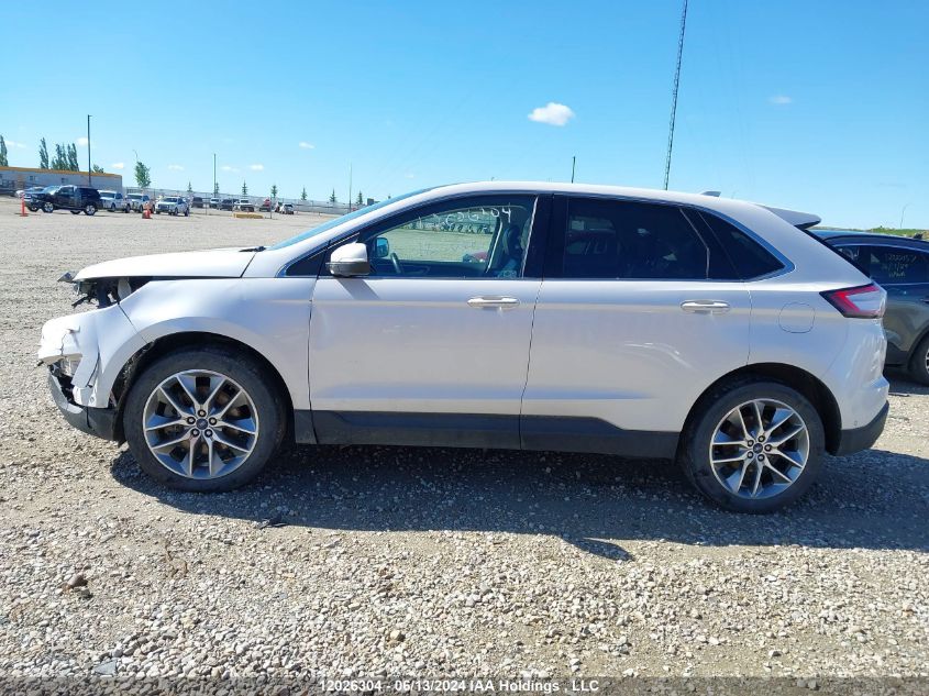 2017 Ford Edge Titanium VIN: 2FMPK4K81HBB64768 Lot: 12026304