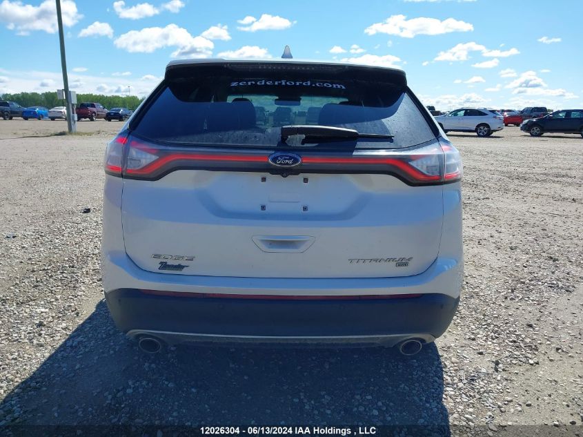 2017 Ford Edge Titanium VIN: 2FMPK4K81HBB64768 Lot: 12026304