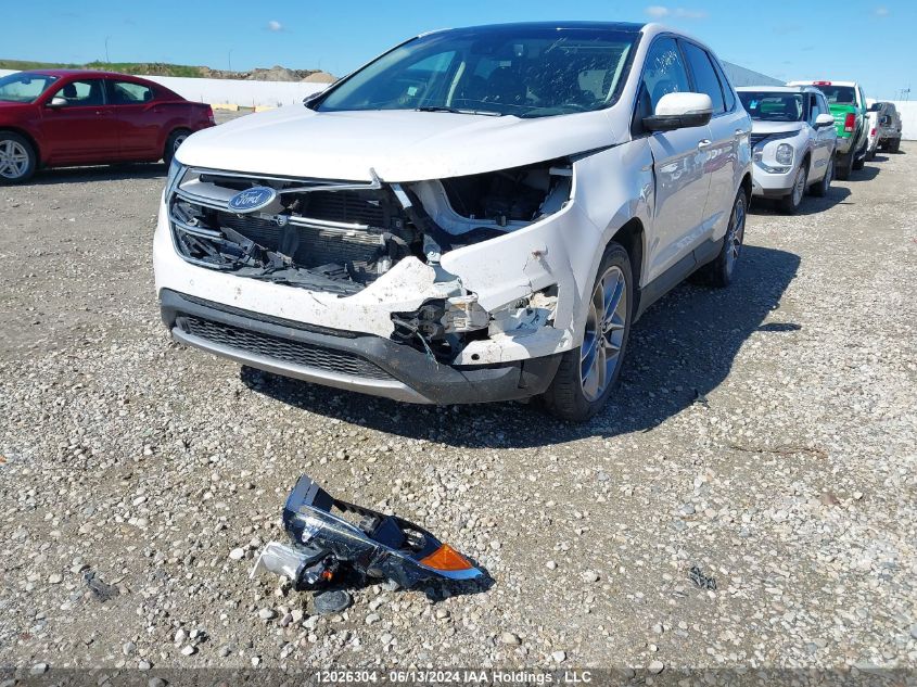 2017 Ford Edge Titanium VIN: 2FMPK4K81HBB64768 Lot: 12026304