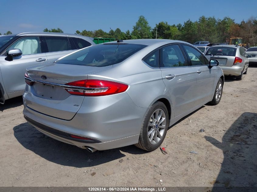 2017 Ford Fusion Se VIN: 3FA6P0H71HR210437 Lot: 12026314