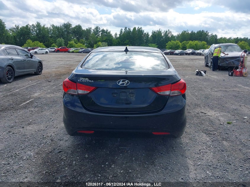 2012 Hyundai Elantra Gl VIN: 5NPDH4AE4CH092488 Lot: 12026317