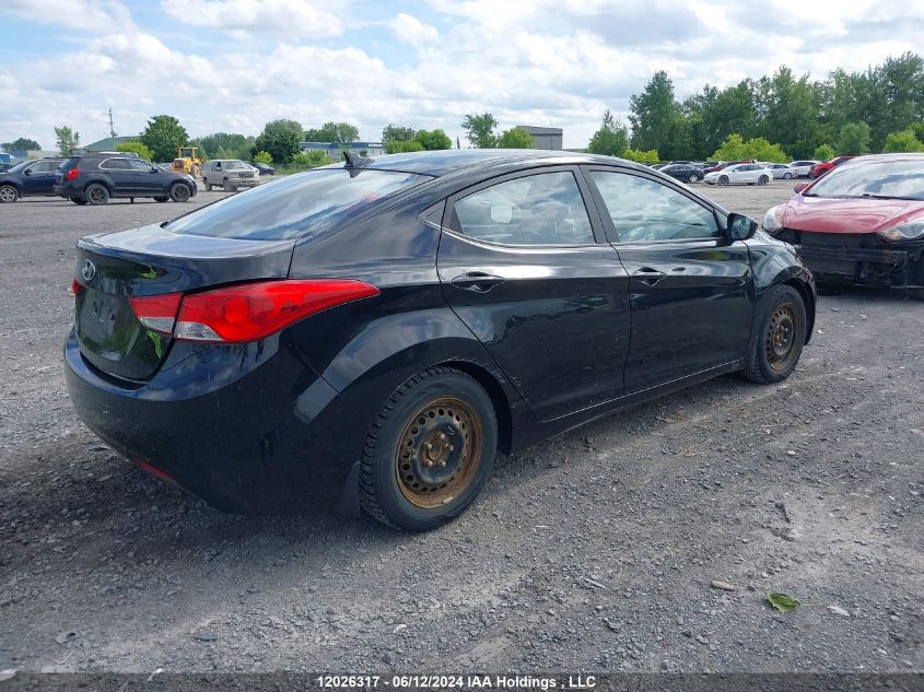 2012 Hyundai Elantra Gl VIN: 5NPDH4AE4CH092488 Lot: 12026317