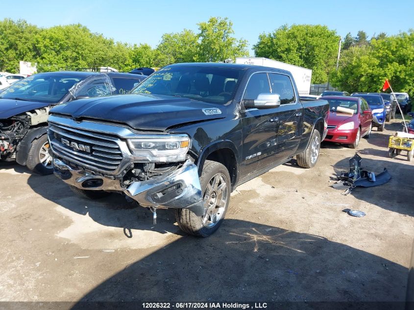 2019 Ram 1500 Laramie Longhorn VIN: 1C6SRFST4KN551733 Lot: 12026322