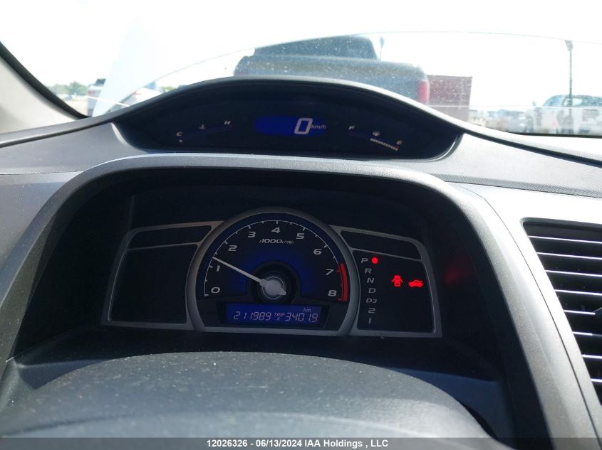 2009 Honda Civic Cpe VIN: 2HGFG126X9H006590 Lot: 12026326