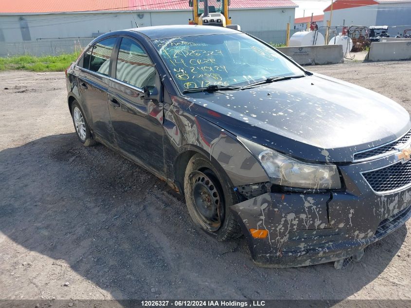 2014 Chevrolet Cruze Eco VIN: 1G1PJ5SB1E7240124 Lot: 12026327