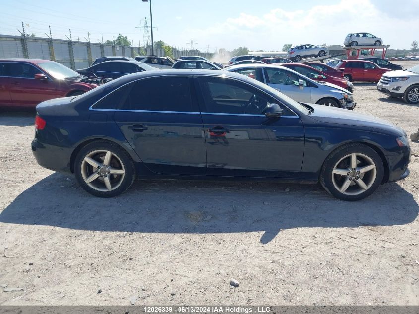 2011 Audi A4 VIN: WAUFFCFL4BN003918 Lot: 12026339