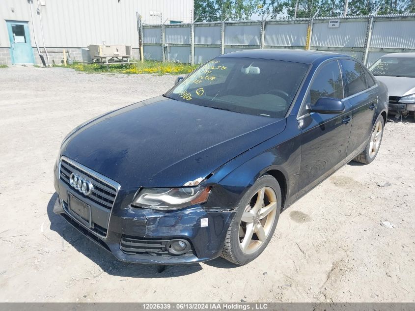 2011 Audi A4 VIN: WAUFFCFL4BN003918 Lot: 12026339