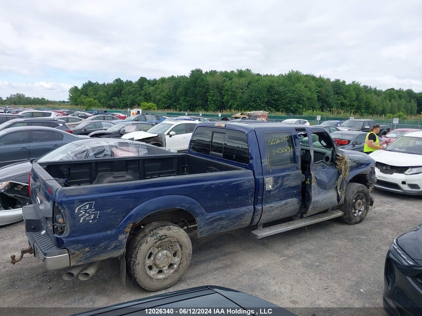 2012 Ford F-250 Lariat VIN: 1FT7W2BT4CEA30691 Lot: 12026340