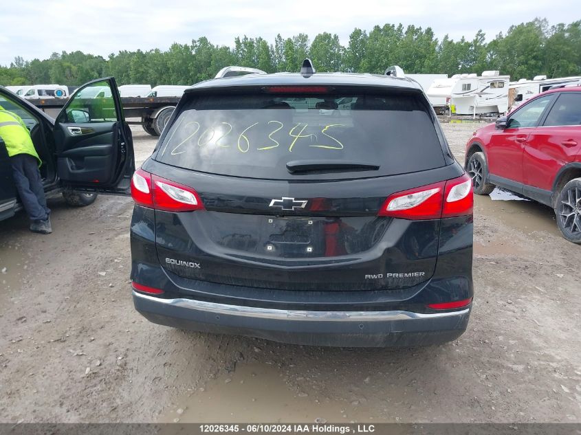 2021 Chevrolet Equinox Premier VIN: 2GNAXXEV1M6110055 Lot: 12026345