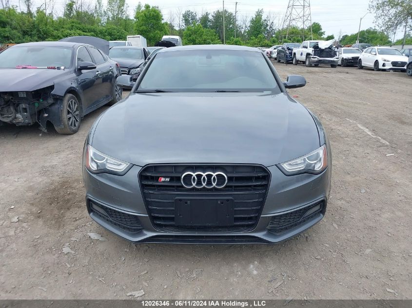 2016 Audi S5 VIN: WAUR4AFR6GA048658 Lot: 12026346