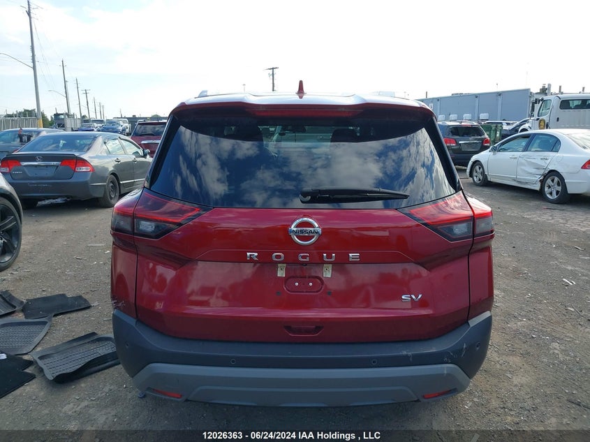 2021 Nissan Rogue VIN: 5N1AT3BA6MC704741 Lot: 12026363