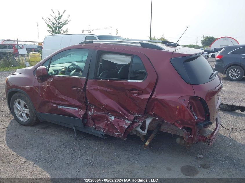 2015 Chevrolet Trax VIN: 3GNCJMSB2FL252707 Lot: 12026364