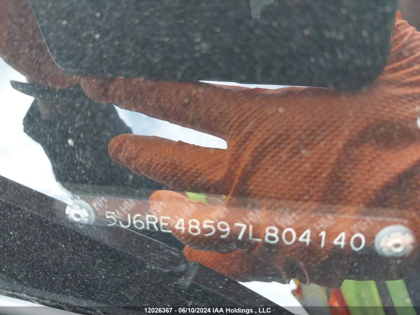 2007 Honda Cr-V VIN: 5J6RE48597L804140 Lot: 12026367