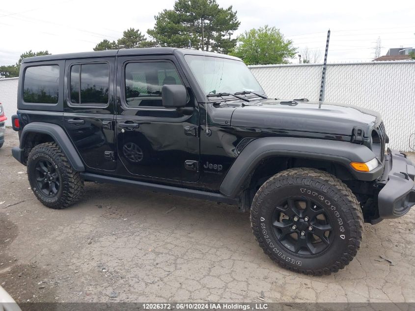 2023 Jeep Wrangler 4-Door Willys VIN: 1C4HJXDG4PW570378 Lot: 12026372