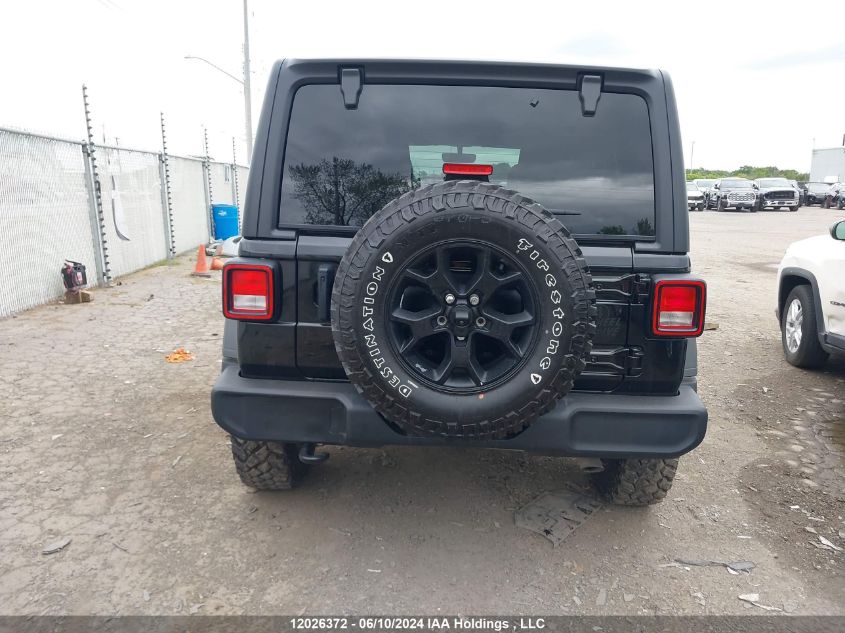 2023 Jeep Wrangler 4-Door Willys VIN: 1C4HJXDG4PW570378 Lot: 12026372