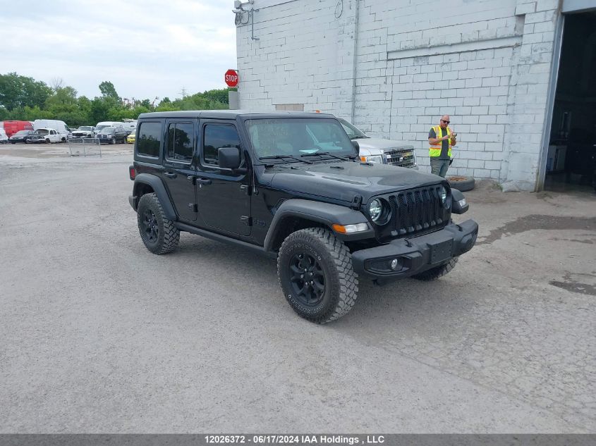 2023 Jeep Wrangler 4-Door Willys VIN: 1C4HJXDG4PW570378 Lot: 12026372