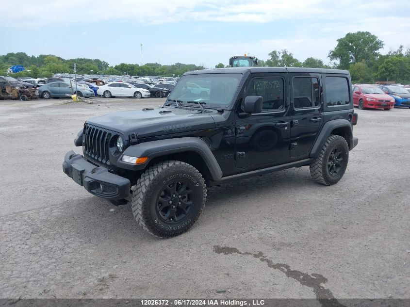 2023 Jeep Wrangler 4-Door Willys VIN: 1C4HJXDG4PW570378 Lot: 12026372