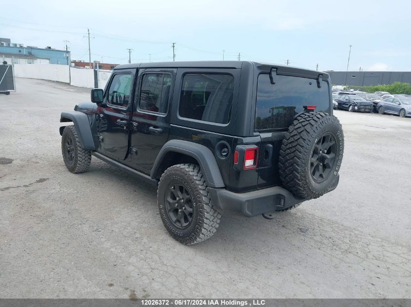 2023 Jeep Wrangler 4-Door Willys VIN: 1C4HJXDG4PW570378 Lot: 12026372