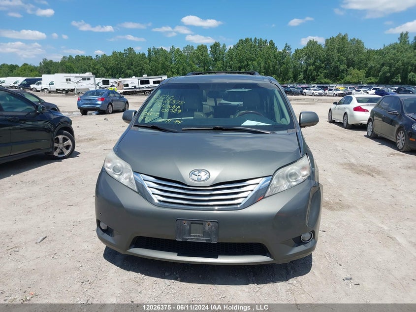 2011 Toyota Sienna Xle/Limited VIN: 5TDDK3DC4BS011729 Lot: 12026375