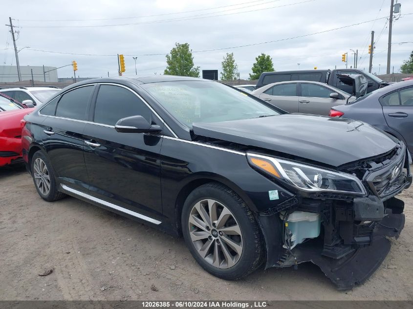 2017 Hyundai Sonata Sport/Limited VIN: 5NPE34AF9HH592004 Lot: 12026385