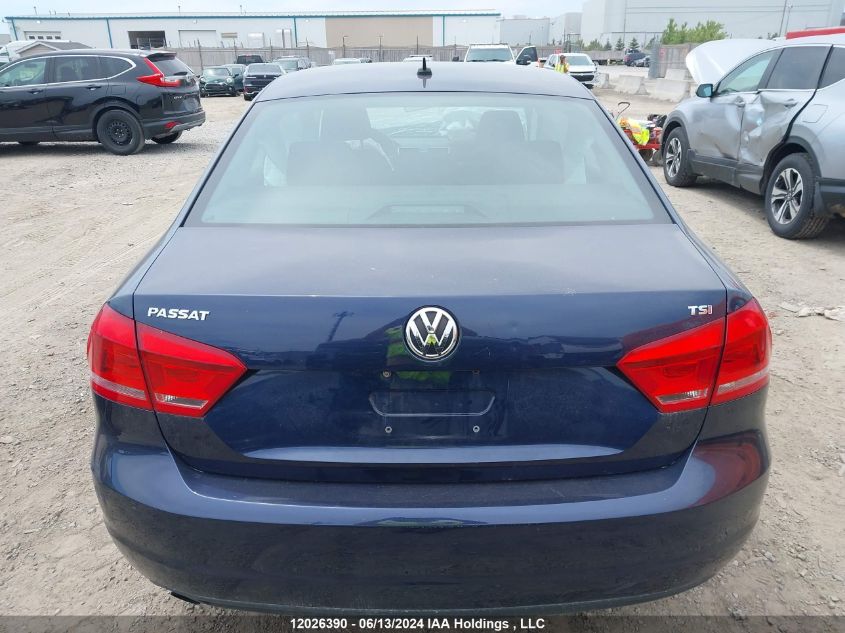 2015 Volkswagen Passat S VIN: 1VWAS7A35FC015291 Lot: 12026390