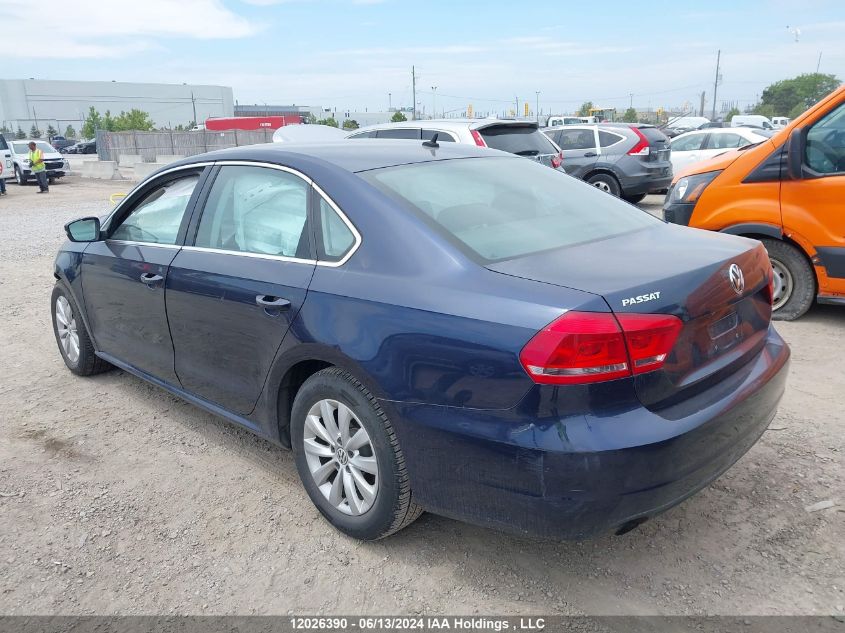 1VWAS7A35FC015291 2015 Volkswagen Passat S