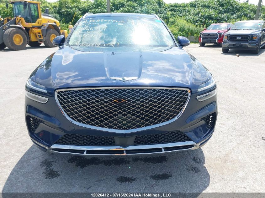 2022 Genesis Gv70 Select/Advanced/Sport Prestige VIN: KMUMADTB7NU055903 Lot: 12026412