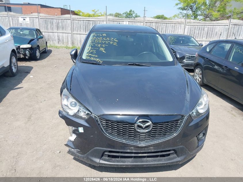 2015 Mazda Cx-5 VIN: JM3KE4CY5F0554542 Lot: 12026426