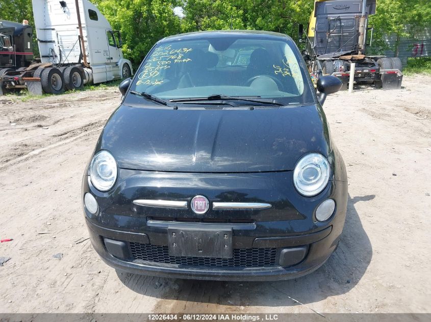 2012 Fiat 500 Pop VIN: 3C3CFFAR4CT265768 Lot: 12026434