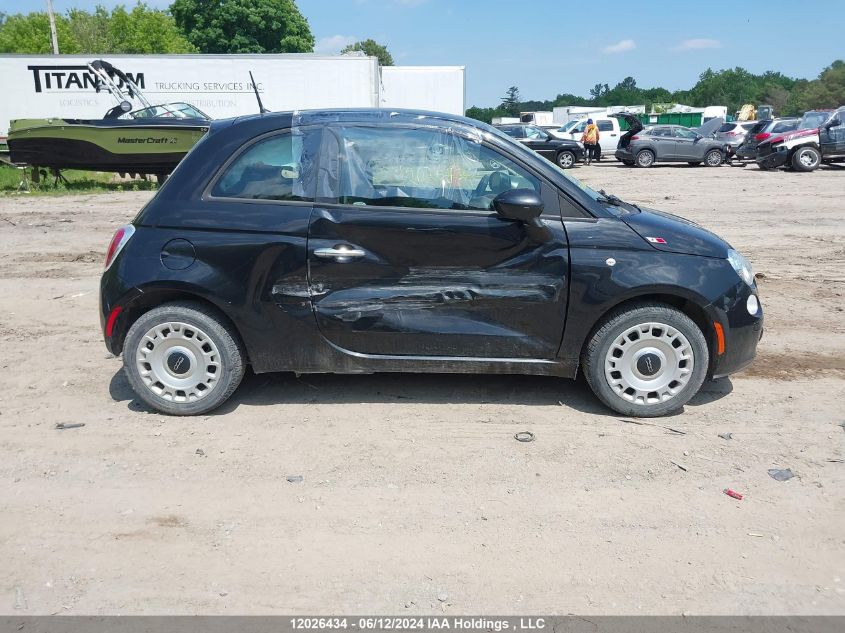 2012 Fiat 500 Pop VIN: 3C3CFFAR4CT265768 Lot: 12026434