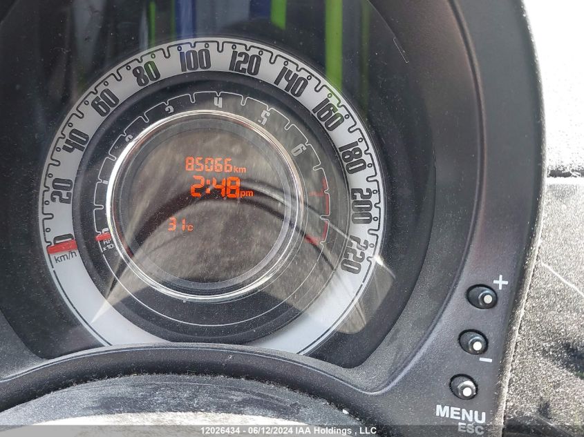 2012 Fiat 500 Pop VIN: 3C3CFFAR4CT265768 Lot: 12026434