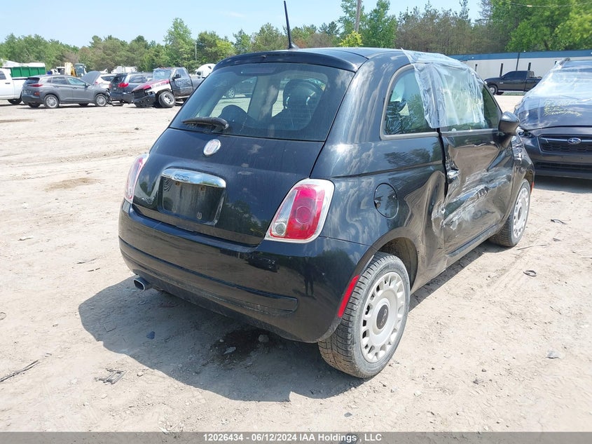2012 Fiat 500 Pop VIN: 3C3CFFAR4CT265768 Lot: 12026434