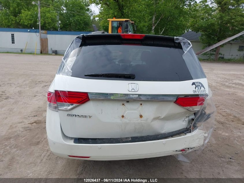 2017 Honda Odyssey VIN: 5FNRL5H64HB503886 Lot: 12026437