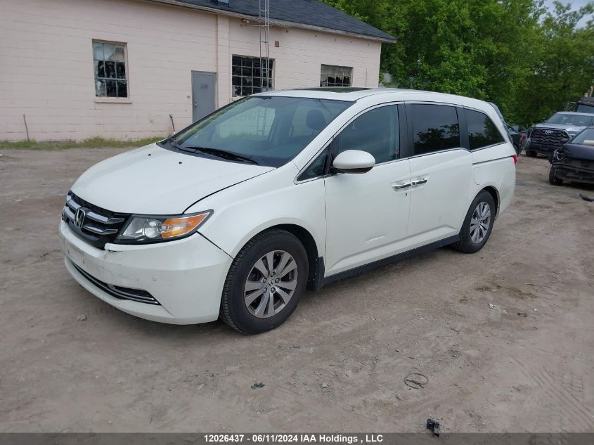 2017 Honda Odyssey VIN: 5FNRL5H64HB503886 Lot: 12026437