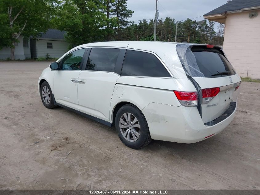 2017 Honda Odyssey VIN: 5FNRL5H64HB503886 Lot: 12026437