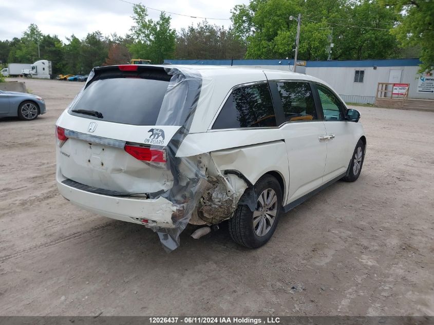 2017 Honda Odyssey VIN: 5FNRL5H64HB503886 Lot: 12026437