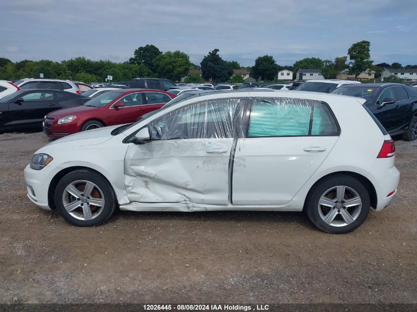 2019 Volkswagen Golf VIN: 3VWG57AU2KM025134 Lot: 12026445