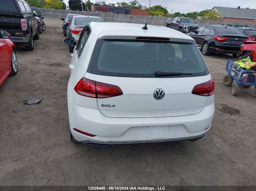 2019 Volkswagen Golf VIN: 3VWG57AU2KM025134 Lot: 12026445