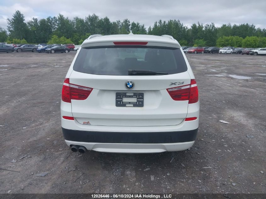 2013 BMW X3 VIN: 5UXWX9C59D0D07613 Lot: 12026446