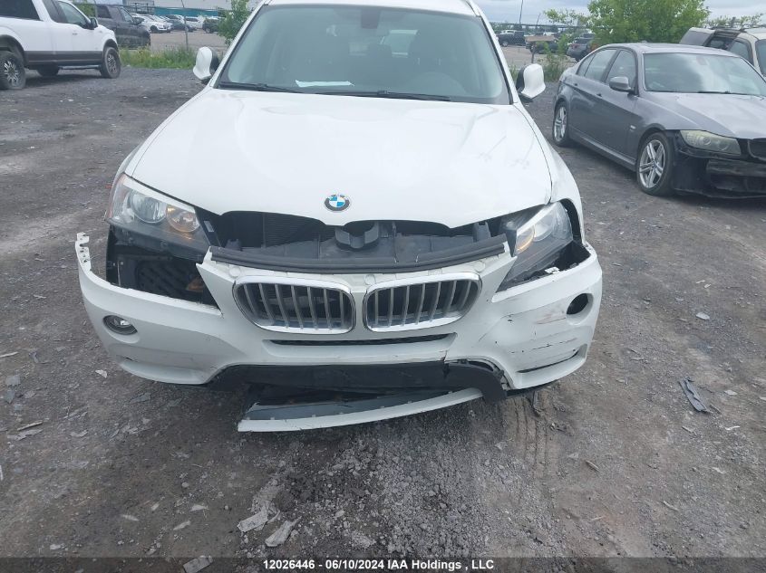 2013 BMW X3 VIN: 5UXWX9C59D0D07613 Lot: 12026446