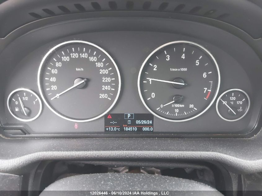 2013 BMW X3 VIN: 5UXWX9C59D0D07613 Lot: 12026446