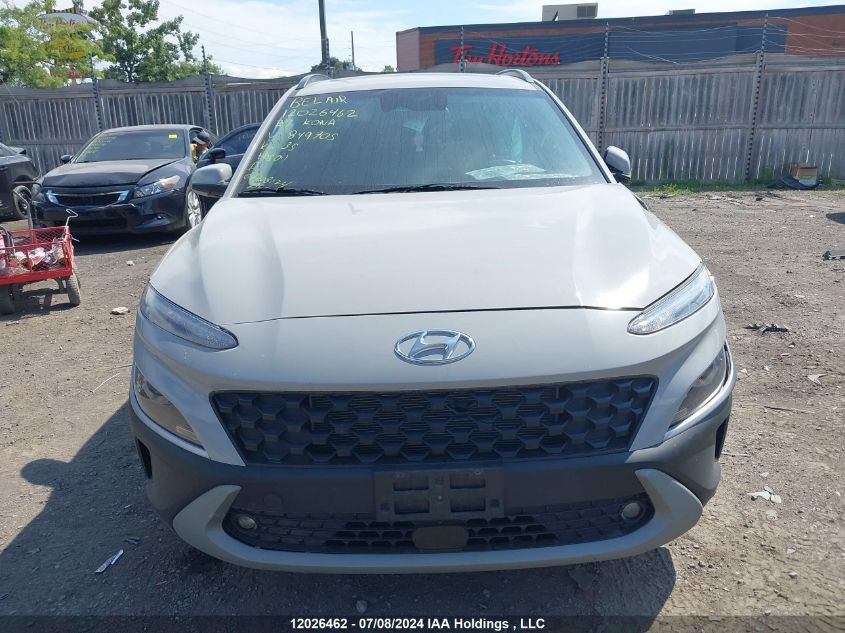 2022 Hyundai Kona VIN: KM8K6CAB1NU849705 Lot: 12026462