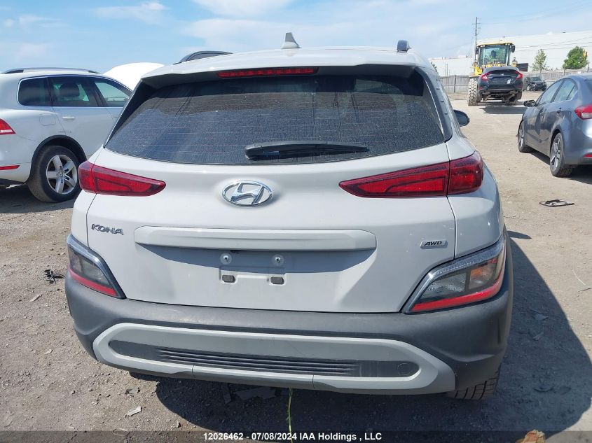 2022 Hyundai Kona VIN: KM8K6CAB1NU849705 Lot: 12026462