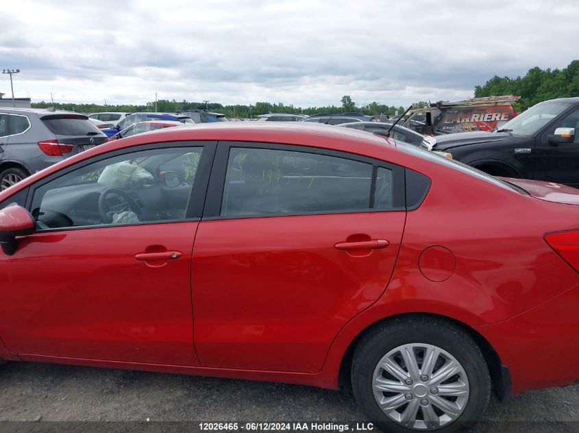 2013 Kia Rio VIN: KNADM4A38D6199577 Lot: 12026465